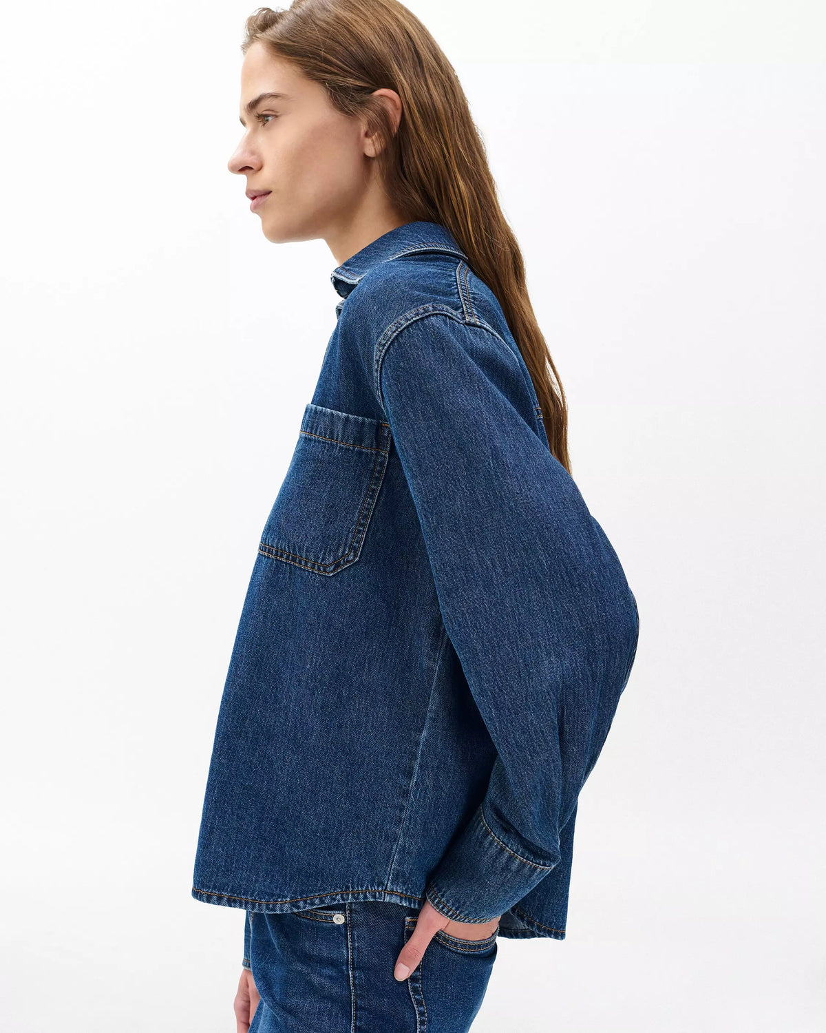 Rag & Bone Channing LS Shirt in Kenme