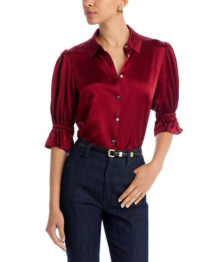 Cinq à Sept Fiona Top in Wineberry