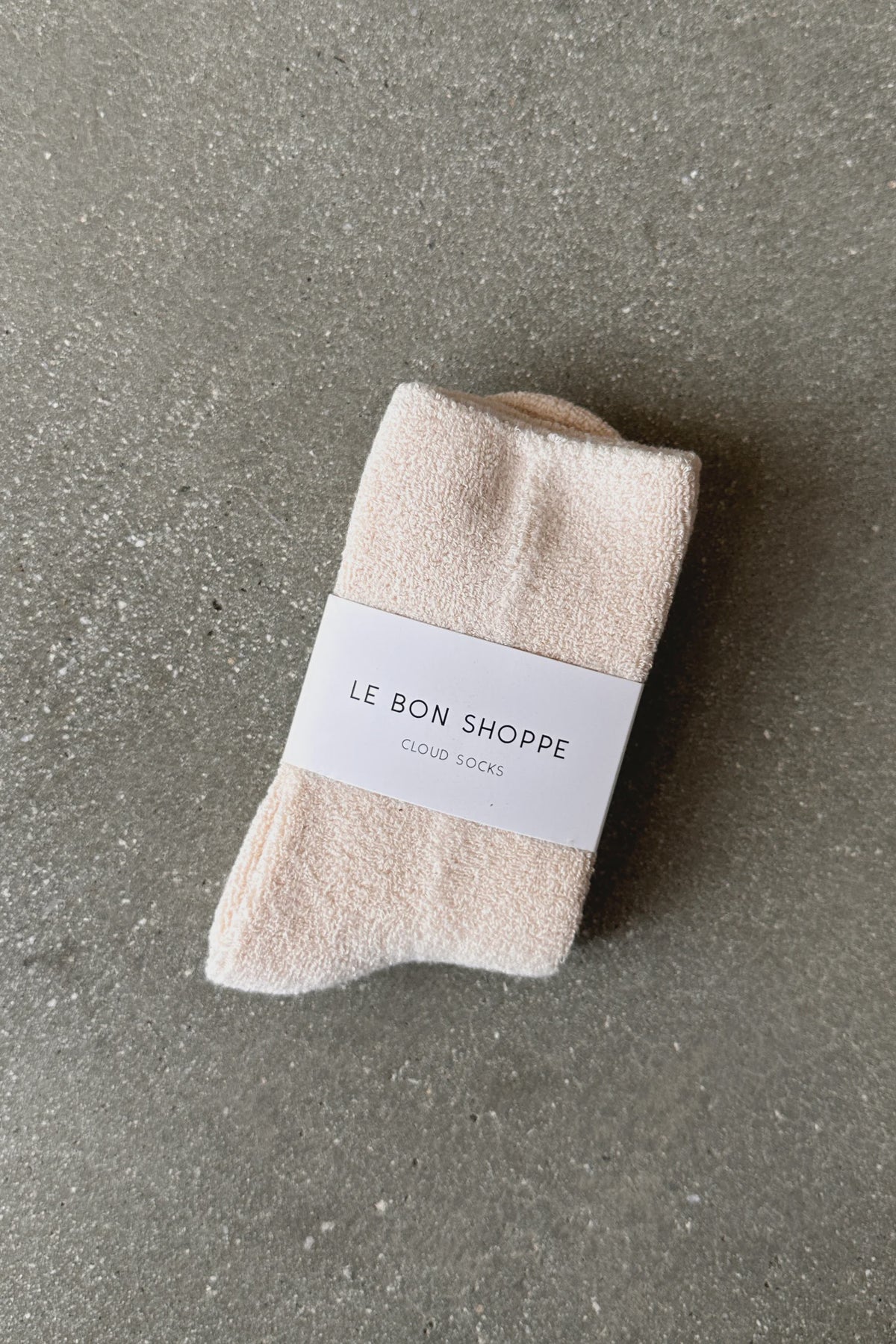 Le Bon Shoppe Cloud Socks in Ecru