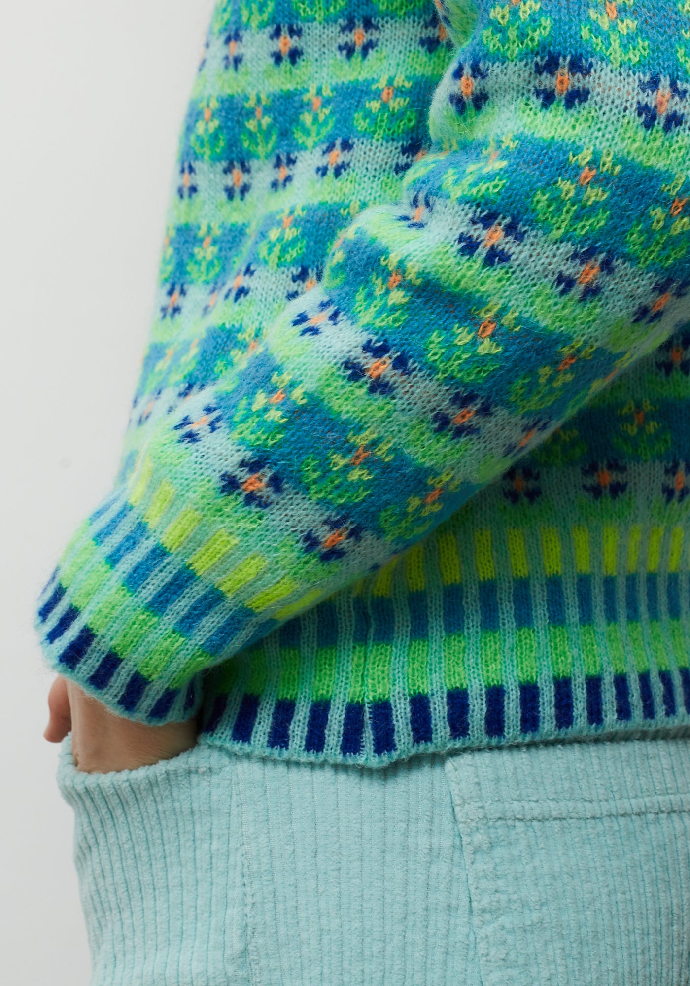 Dr. Bloom Blossom Knit in Azul Blue
