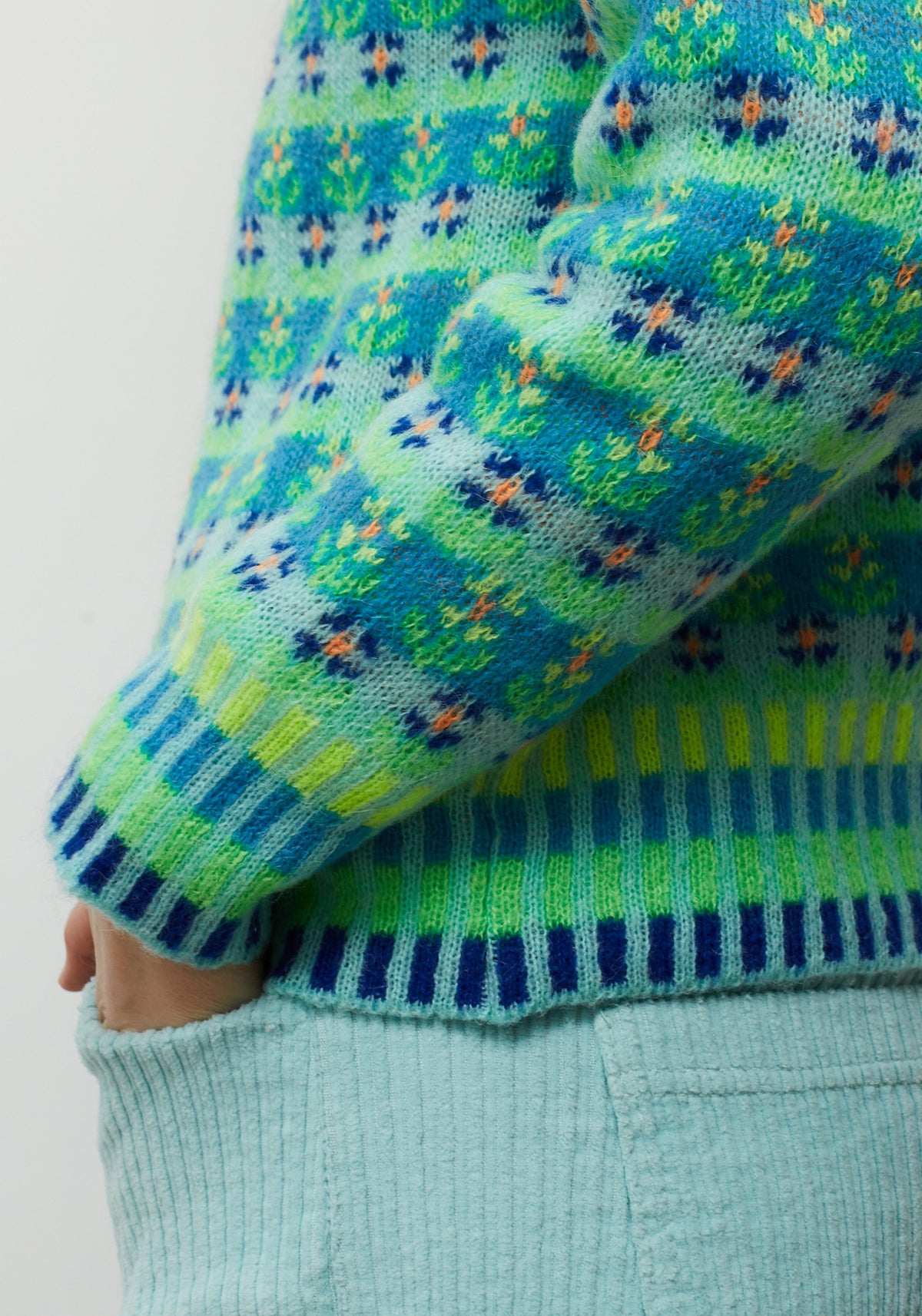 Dr. Bloom Blossom Knit in Azul Blue