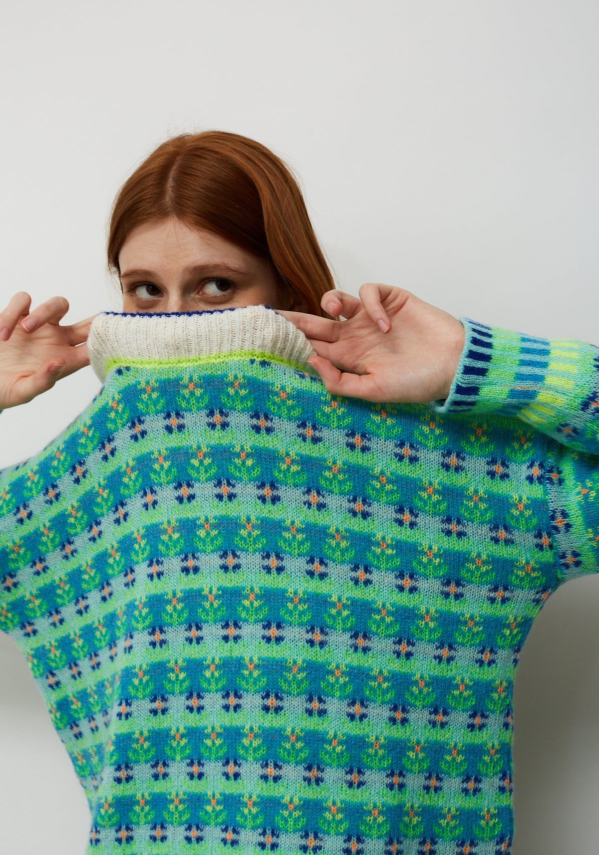 Dr. Bloom Blossom Knit in Azul Blue
