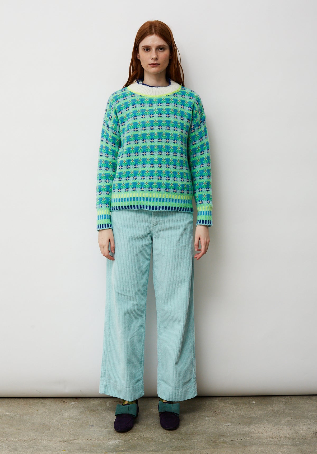 Dr. Bloom Blossom Knit in Azul Blue