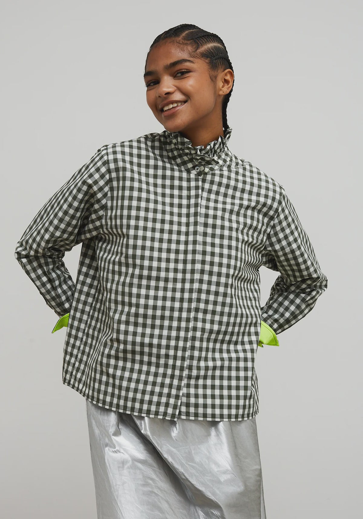 Dr. Bloom Heidi Blouse in Khaki