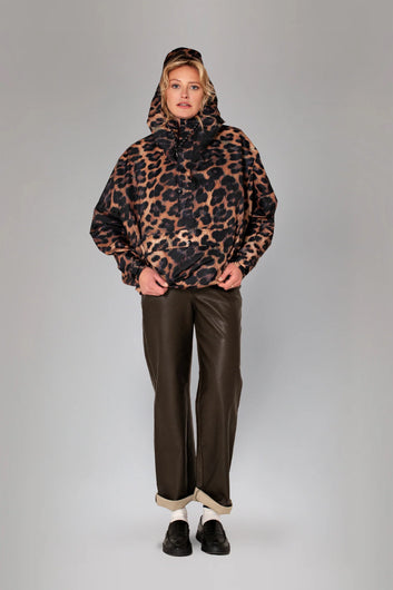 Rainkiss Anorak in Dark Leopard