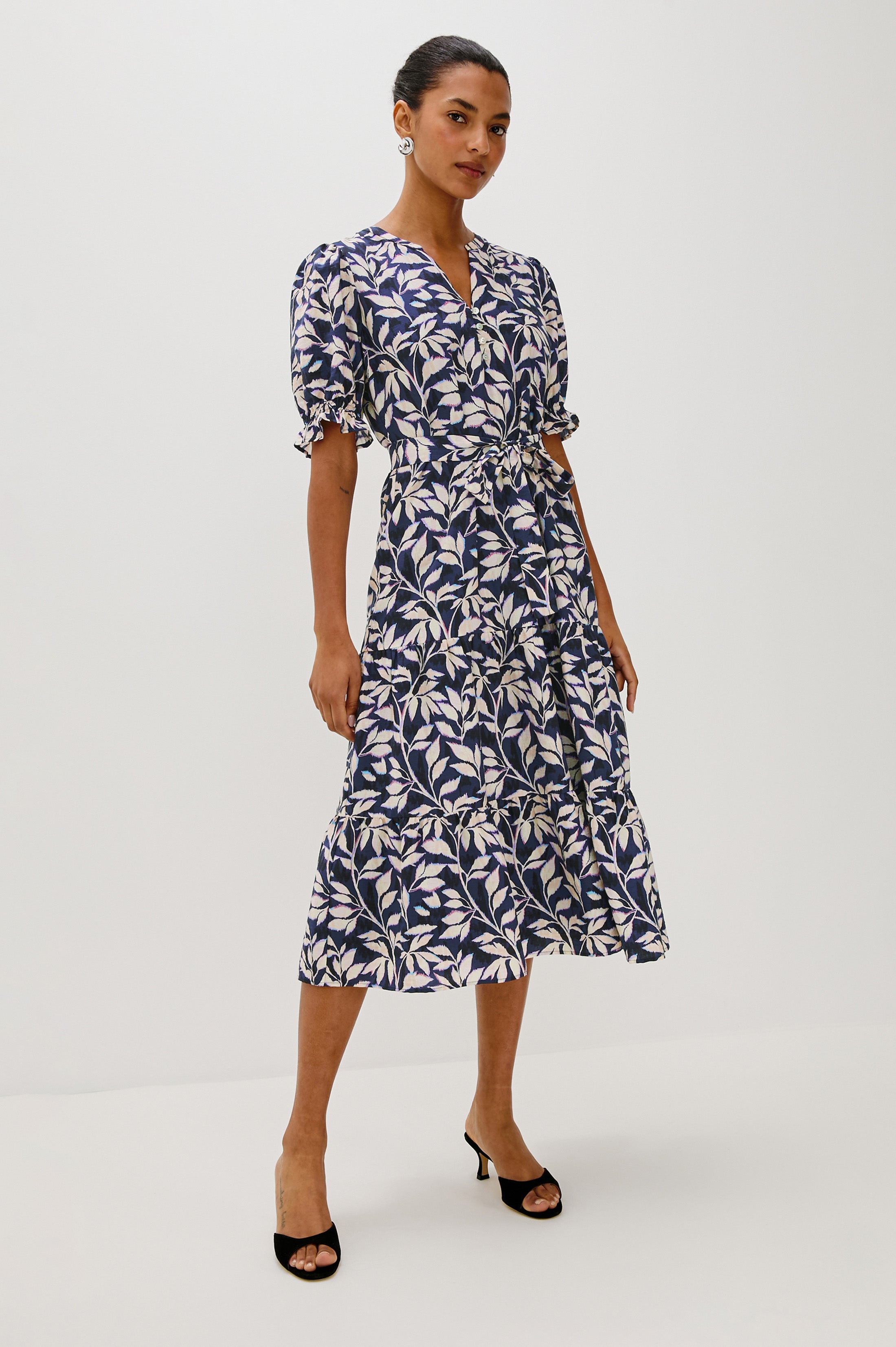 RAILS Eliana Dress in Navy Vines