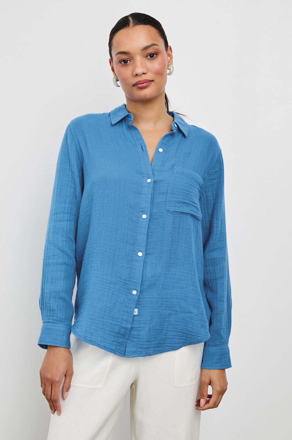 RAILS Ellis Shirt in French Blue