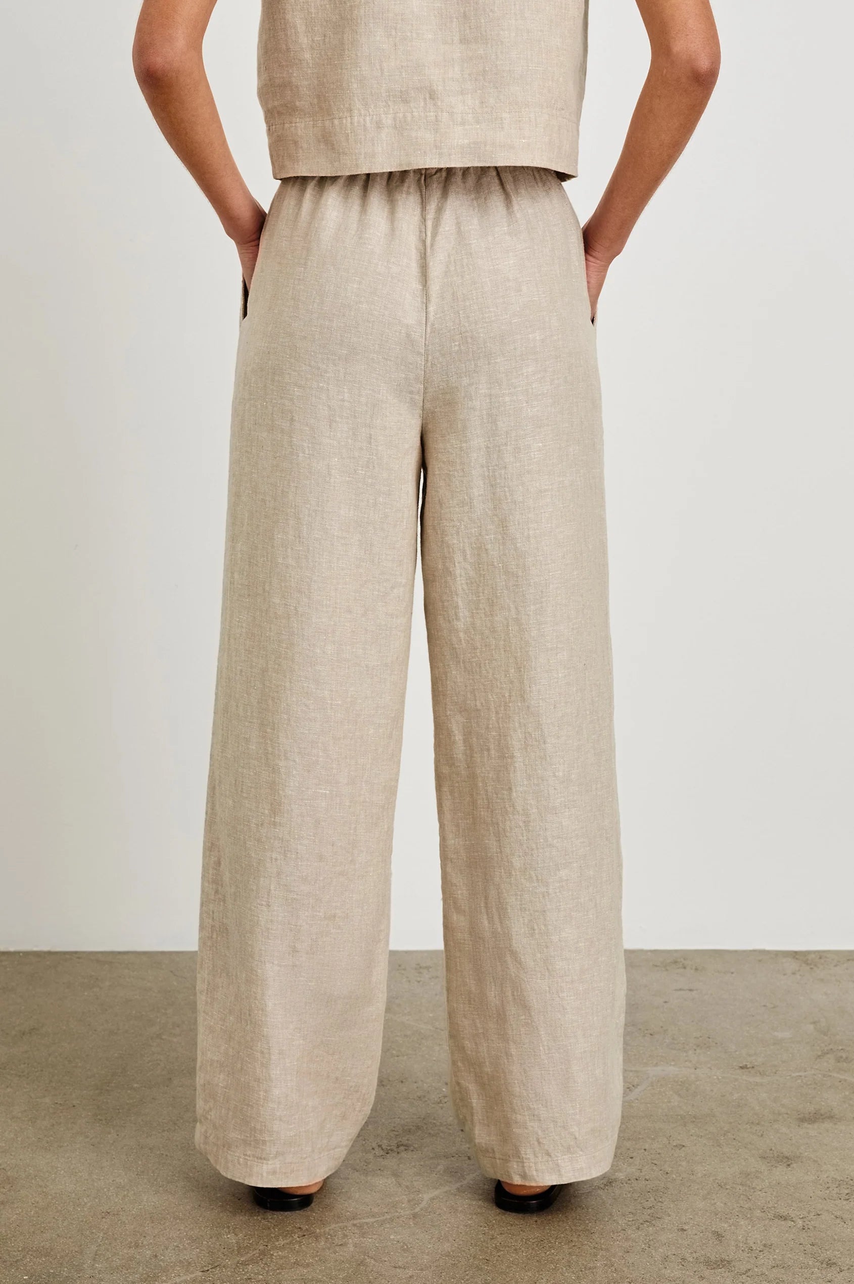 RAILS Emmie Trousers in Heathered Flax