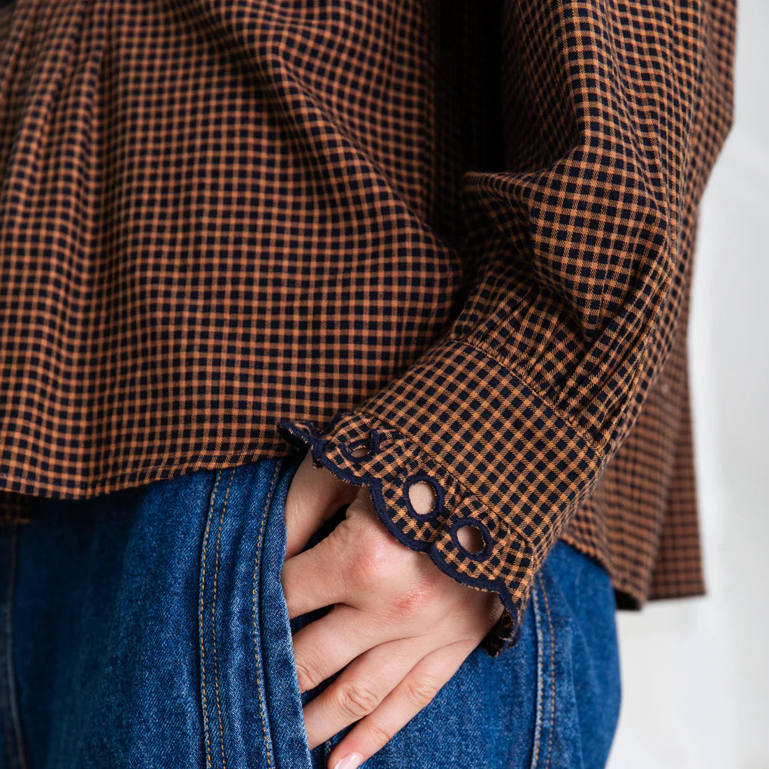 Bonte Etienne Shirt in Midnight, Tan