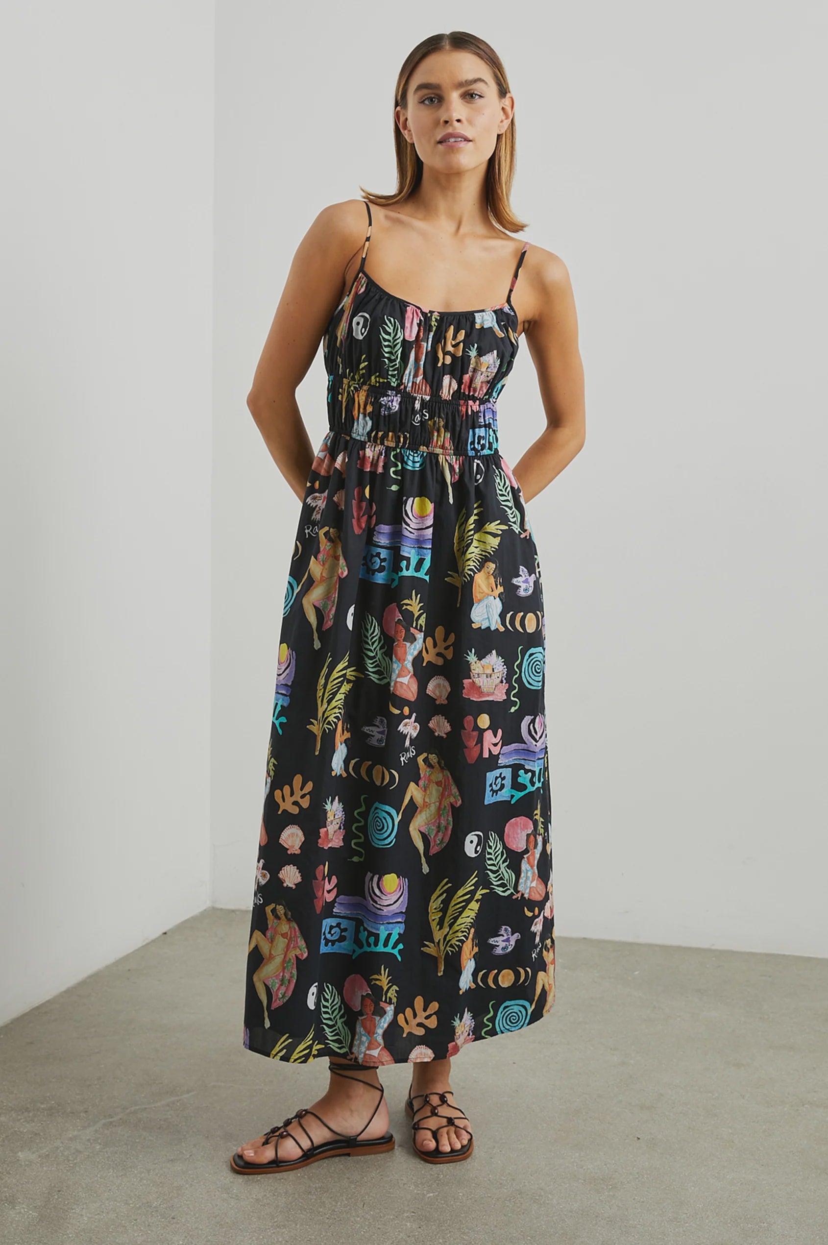 RAILS Fatima Dress in Bathing Ladies