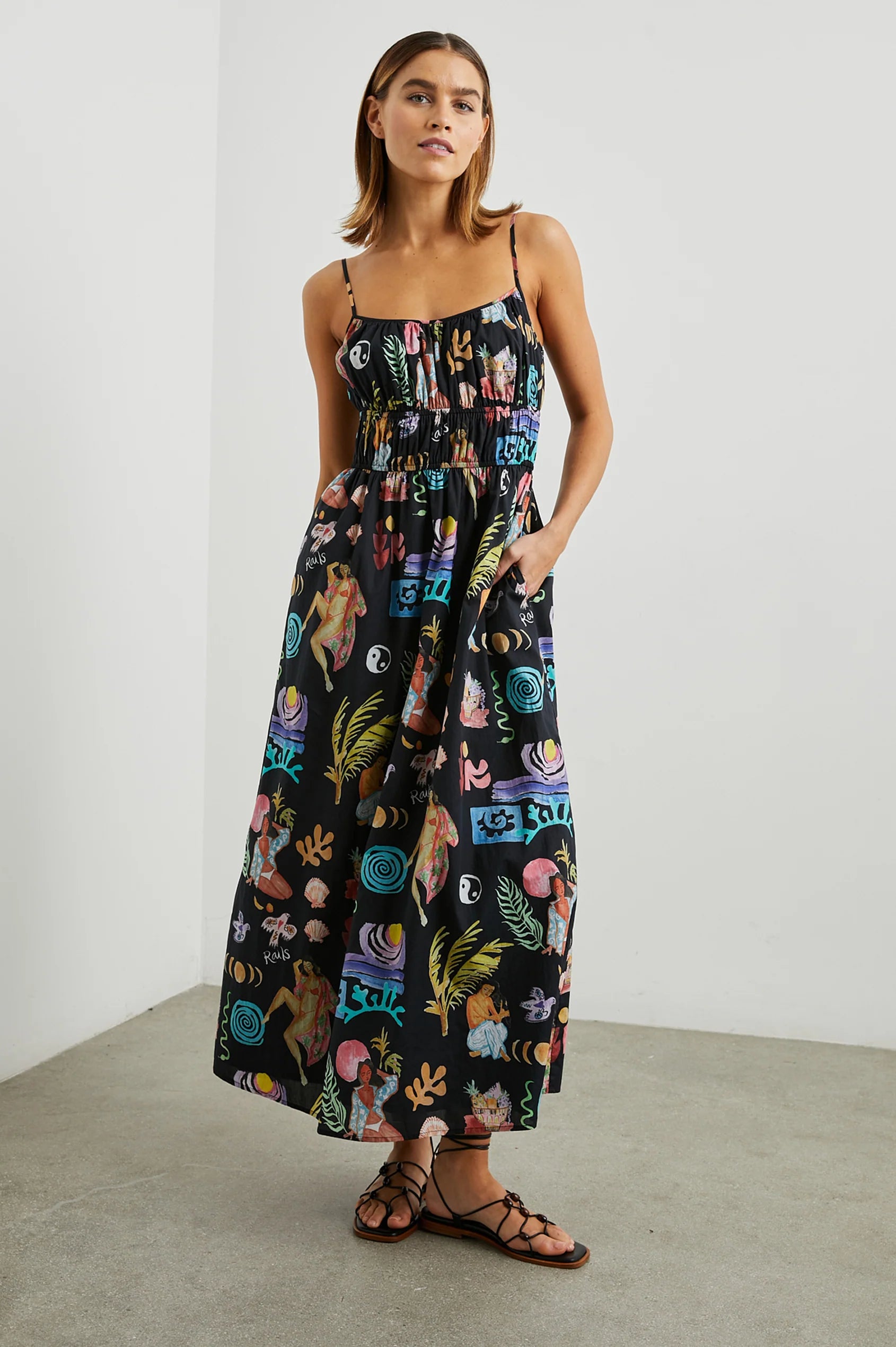 RAILS Fatima Dress in Bathing Ladies