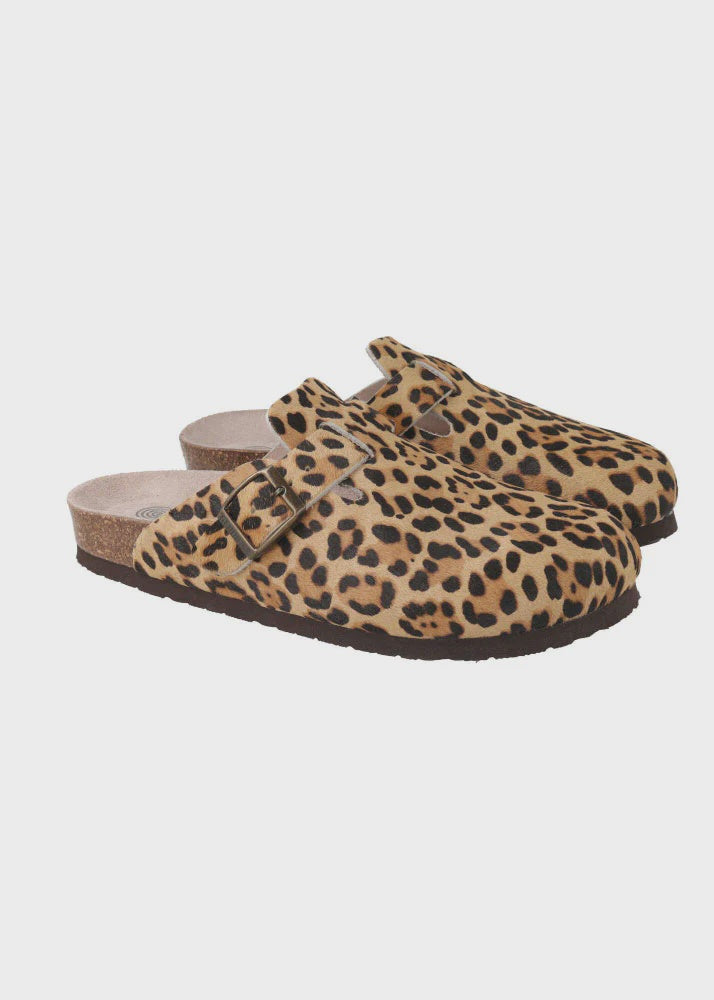 Genuins Riva Clog in Leopard