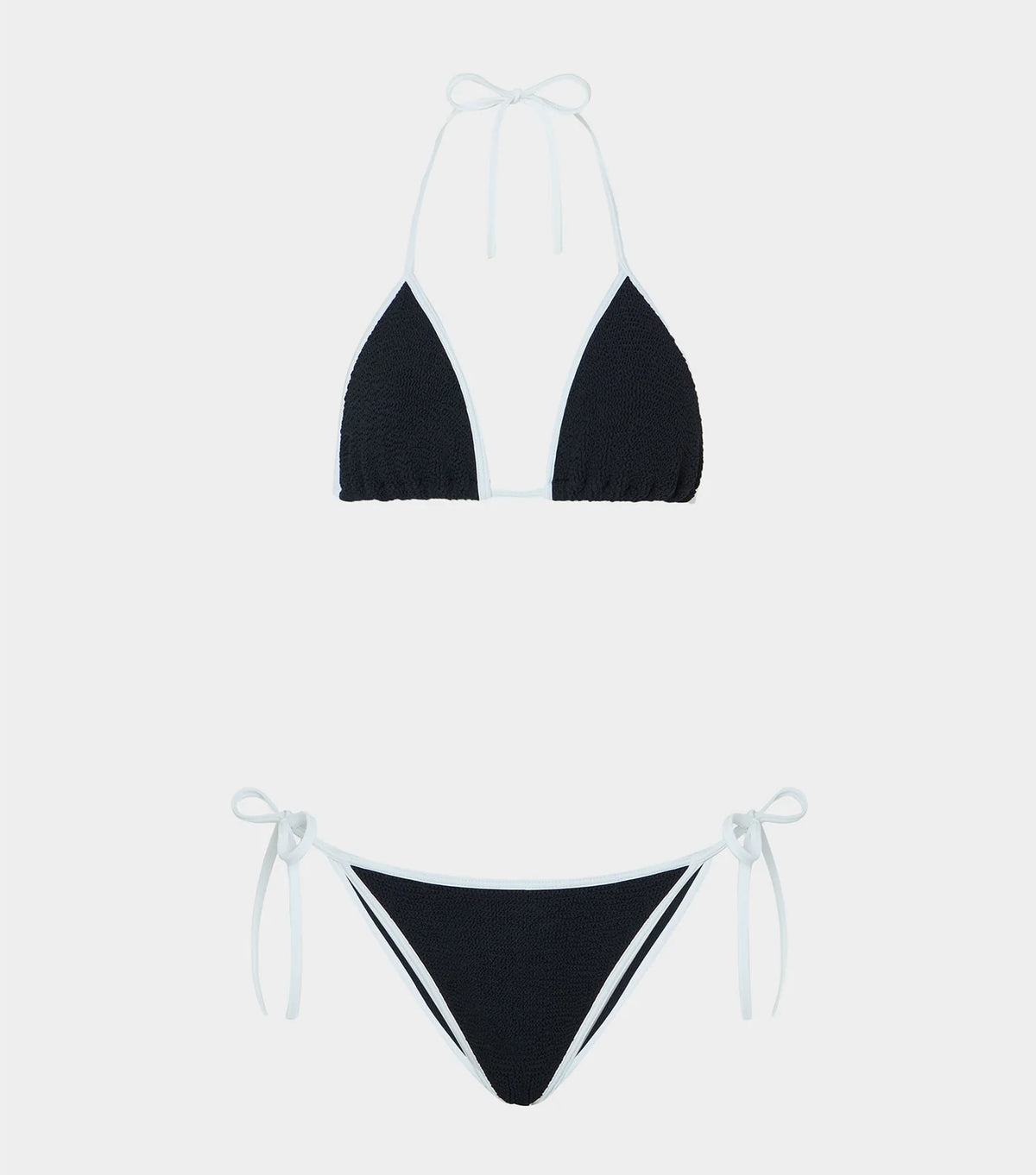 HUNZA G Gina Bikini Contrast