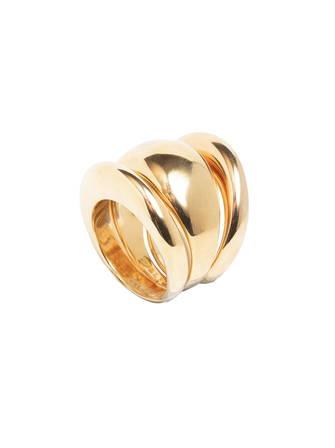 Tilly Sveaas Gold Triple Ring Set