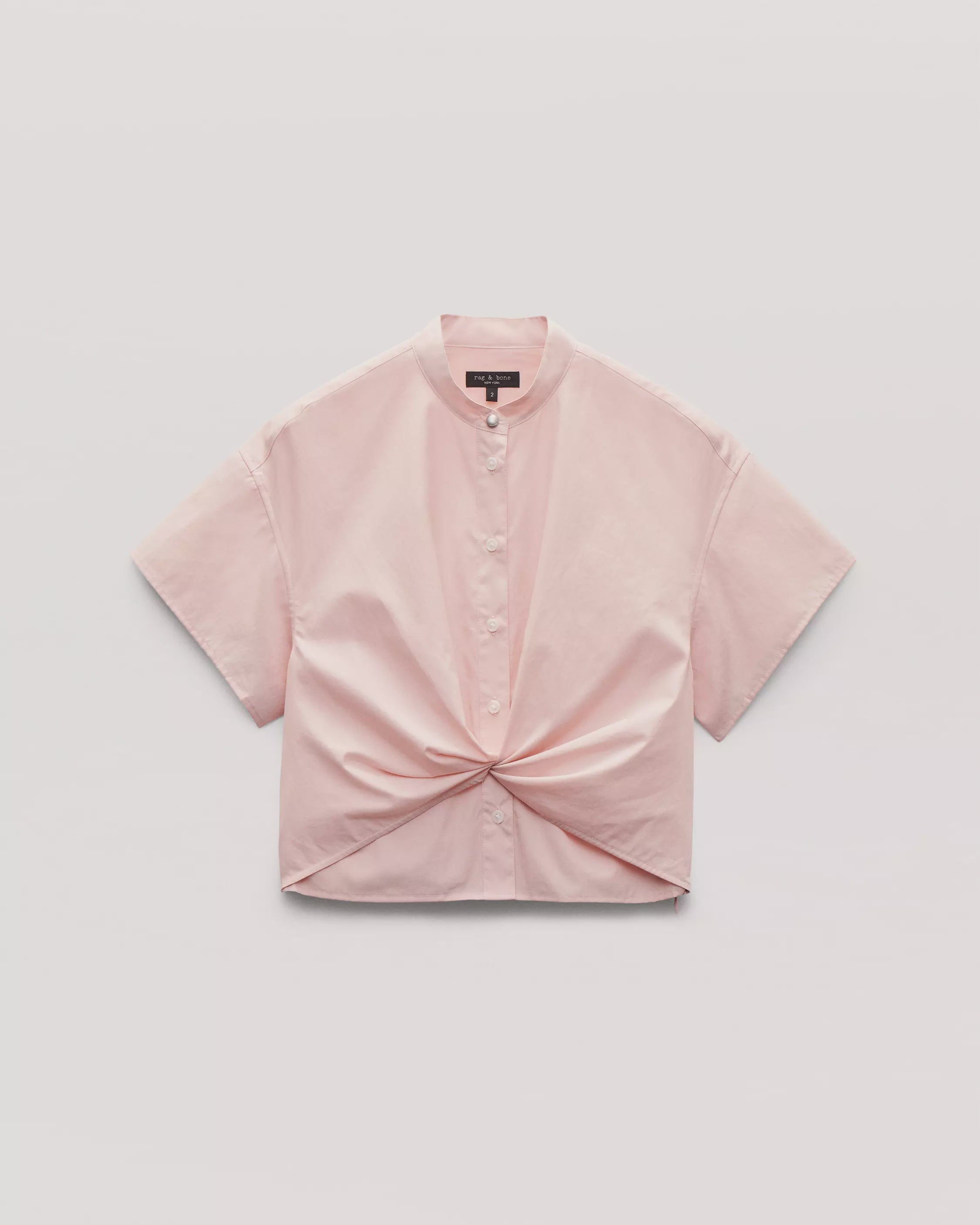 Rag & Bone Gretchen Poplin Shirt in Rose