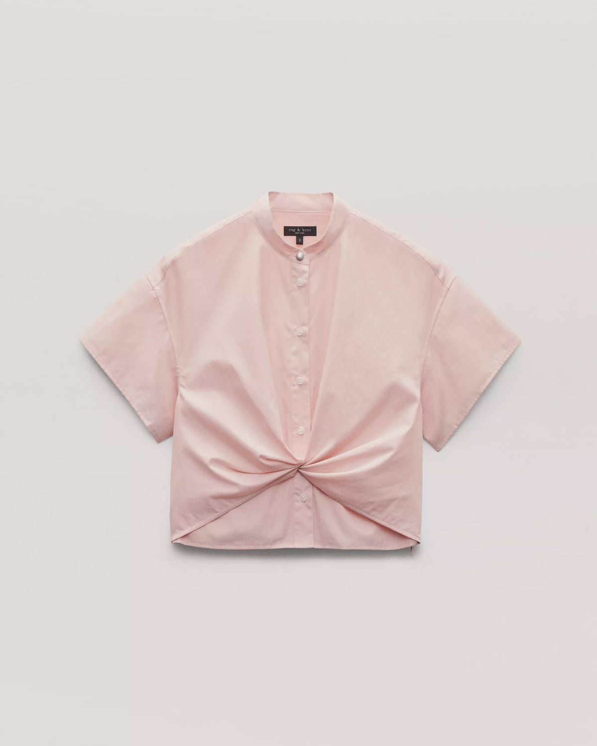 Rag & Bone Gretchen Poplin Shirt in Rose