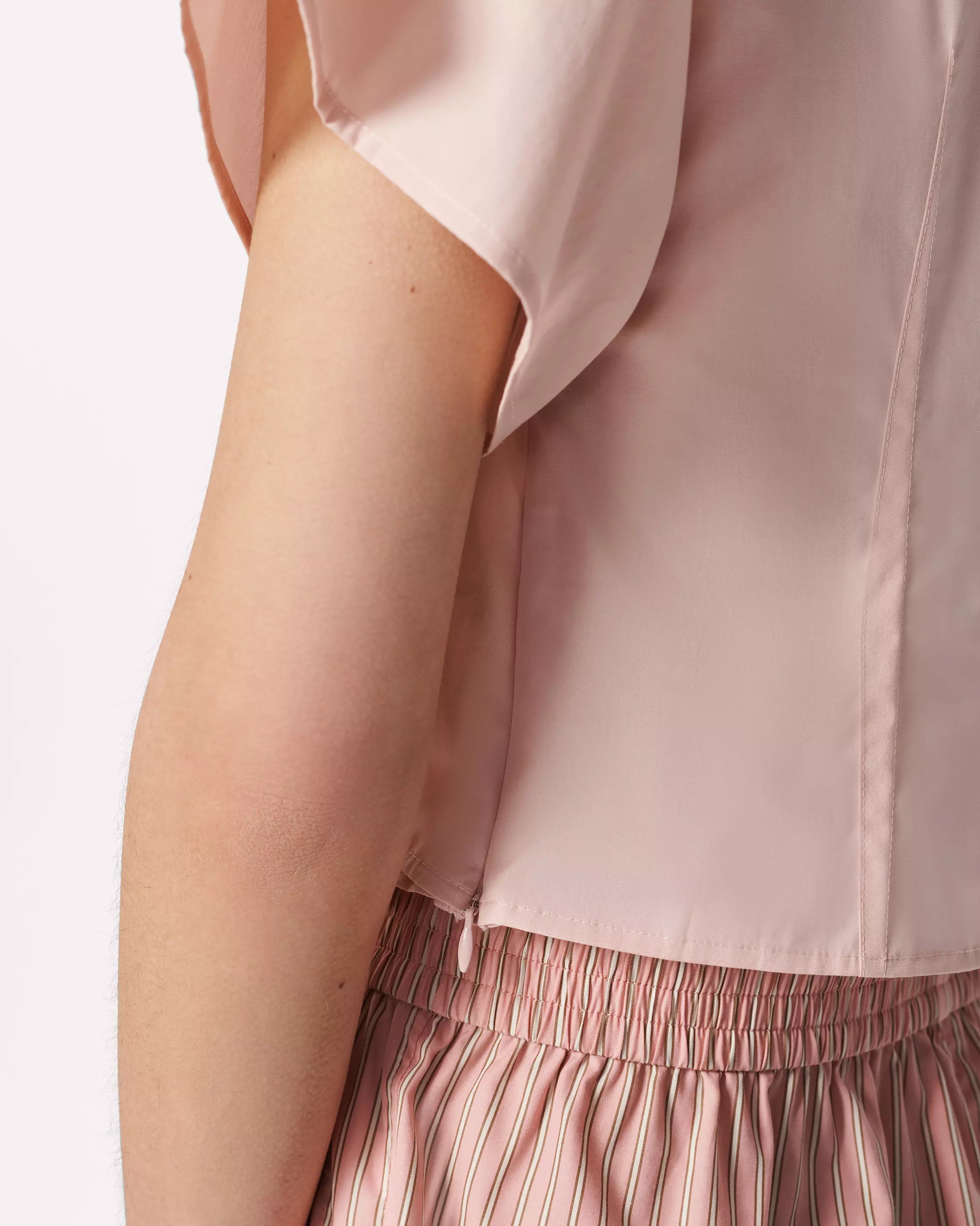 Rag & Bone Gretchen Poplin Shirt in Rose