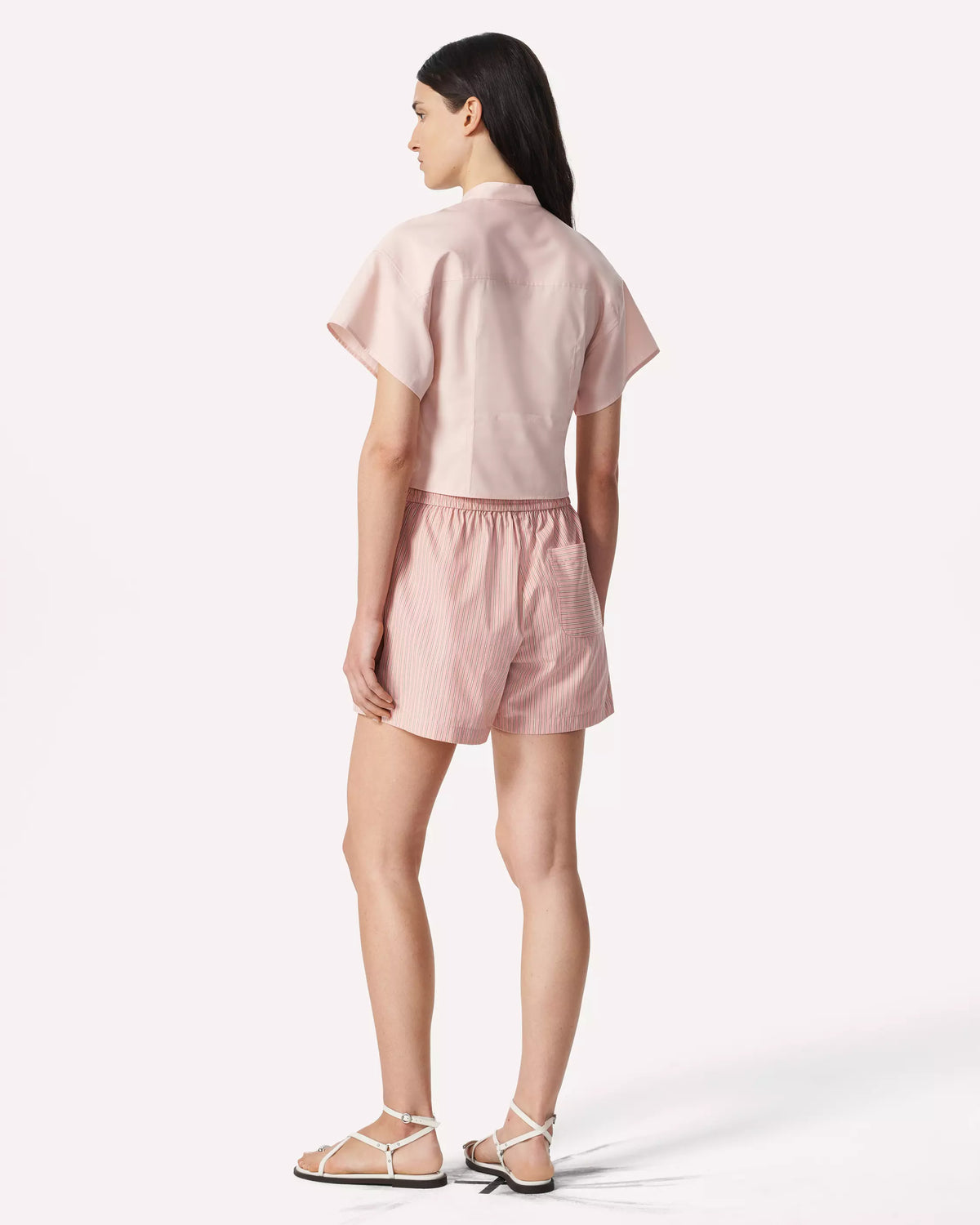 Rag & Bone Gretchen Poplin Shirt in Rose