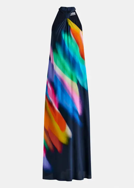 EA Halinki Knot Maxi Dress in Dark Sapphire