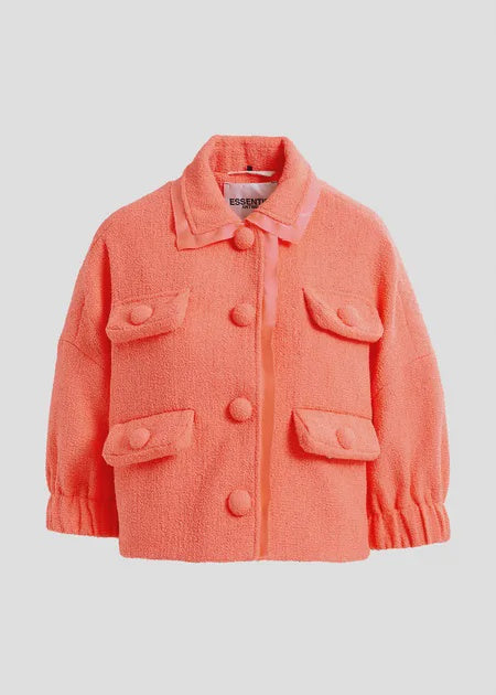 EA Hecks Cropped Jacket in Calypso Pink