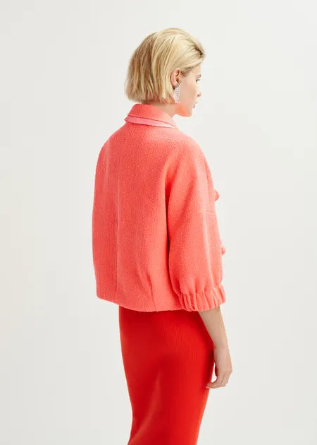 EA Hecks Cropped Jacket in Calypso Pink