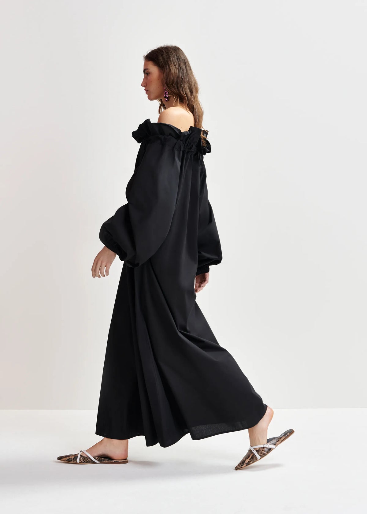 Essentiel Antwerp Hojito Voluminous Dress in Black