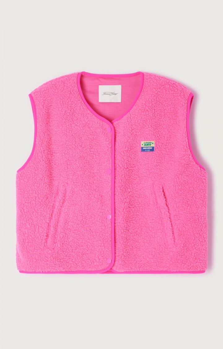 American Vintage Hoki Fleece in Pink Acid