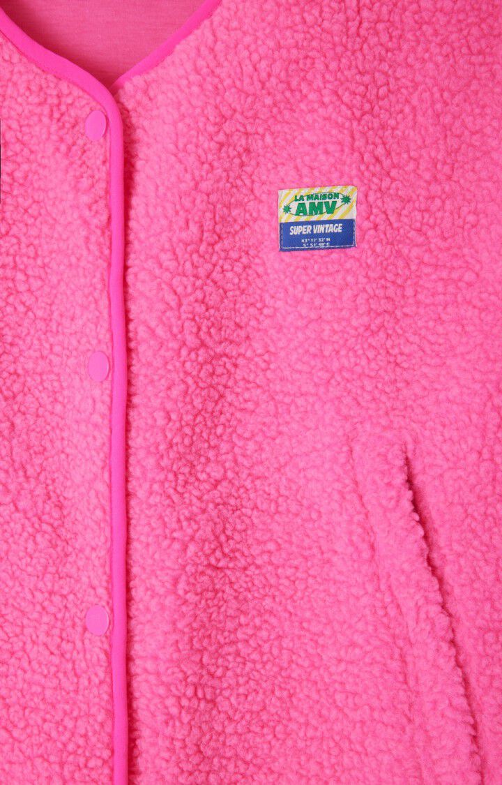 American Vintage Hoki Fleece in Pink Acid