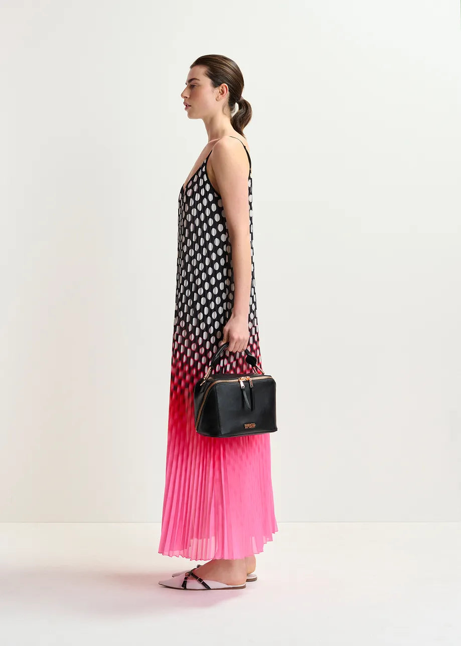 EA Hyacinth Pleated Maxi Dress in Virtual Pink