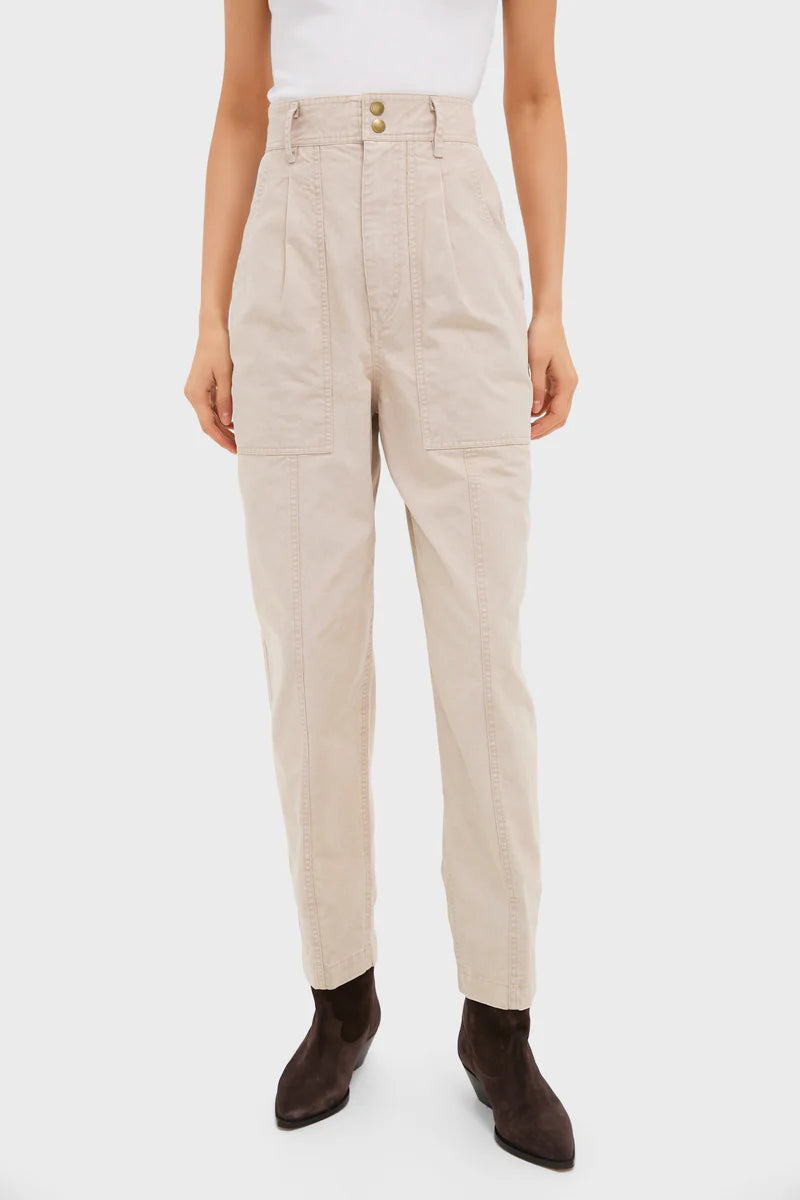 Marant Etoile Kiana Pants in Ecru
