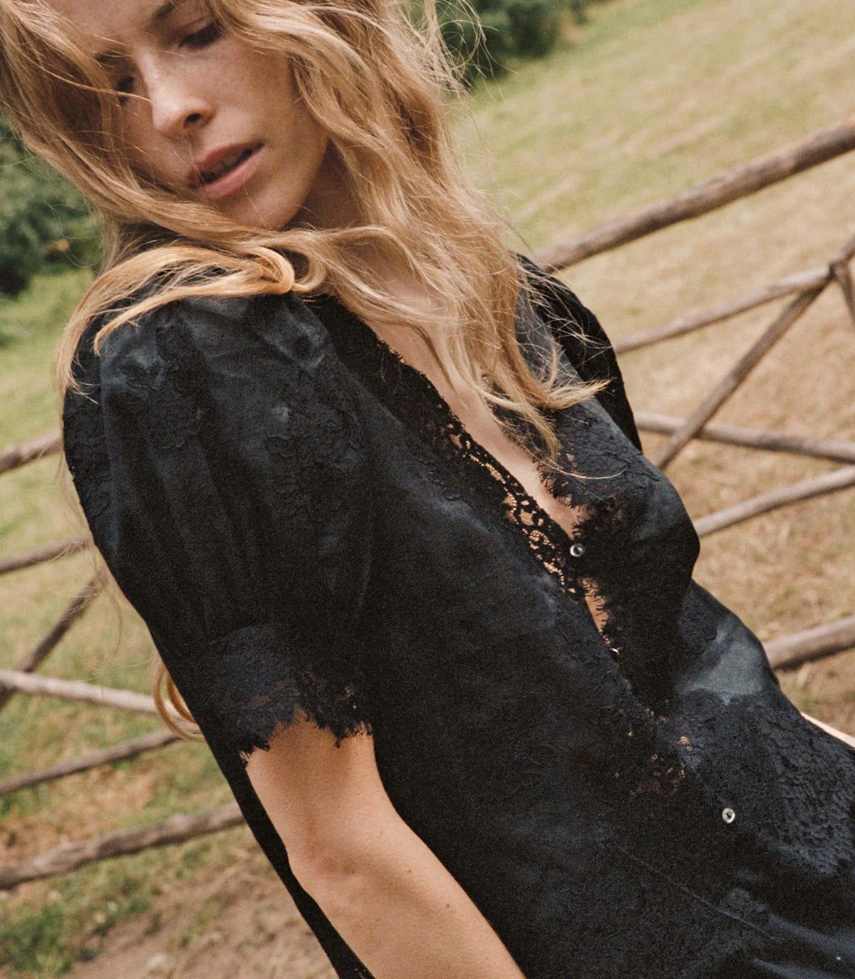 DÔEN Idella Top in Black