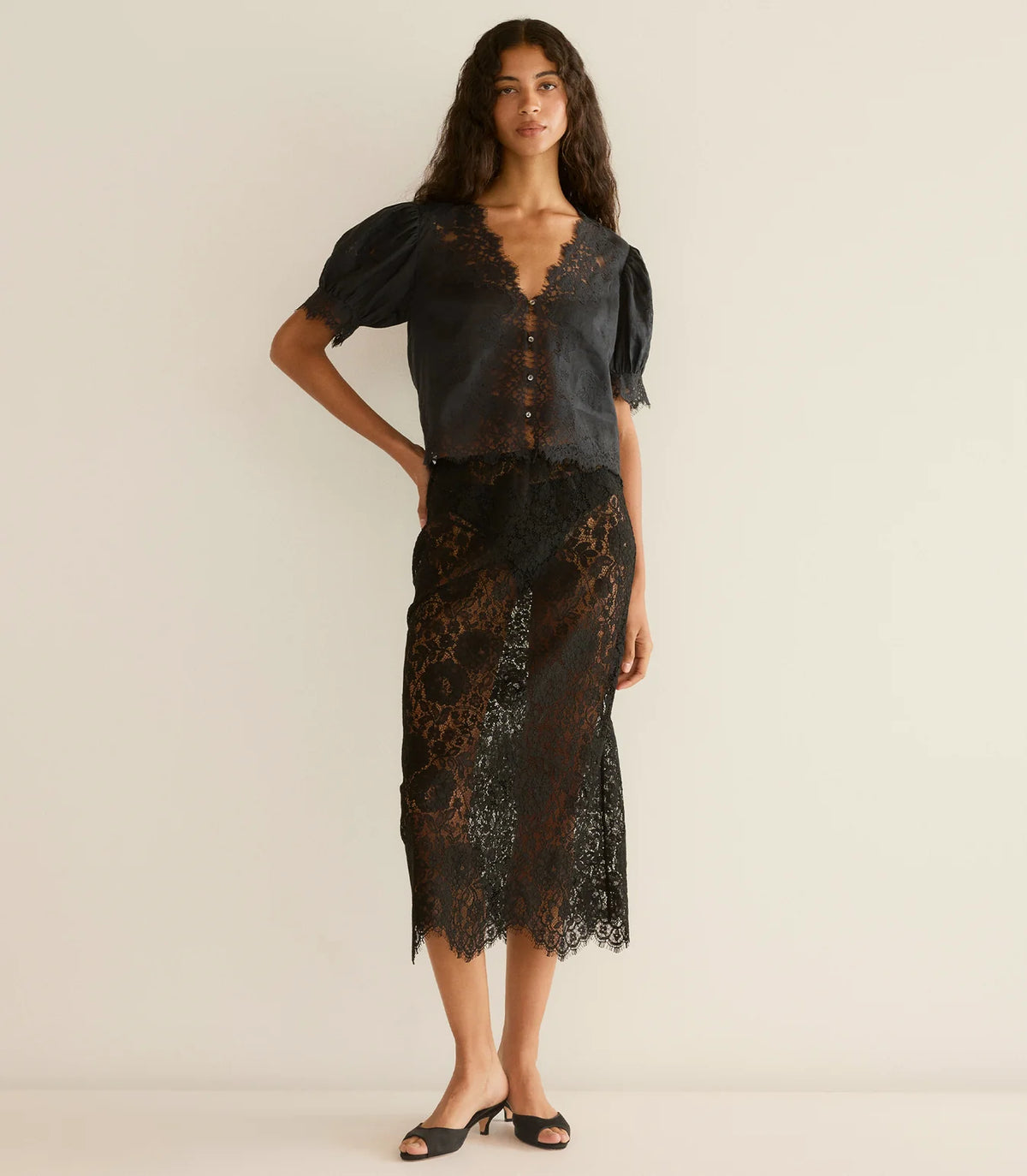 DÔEN Idella Top in Black
