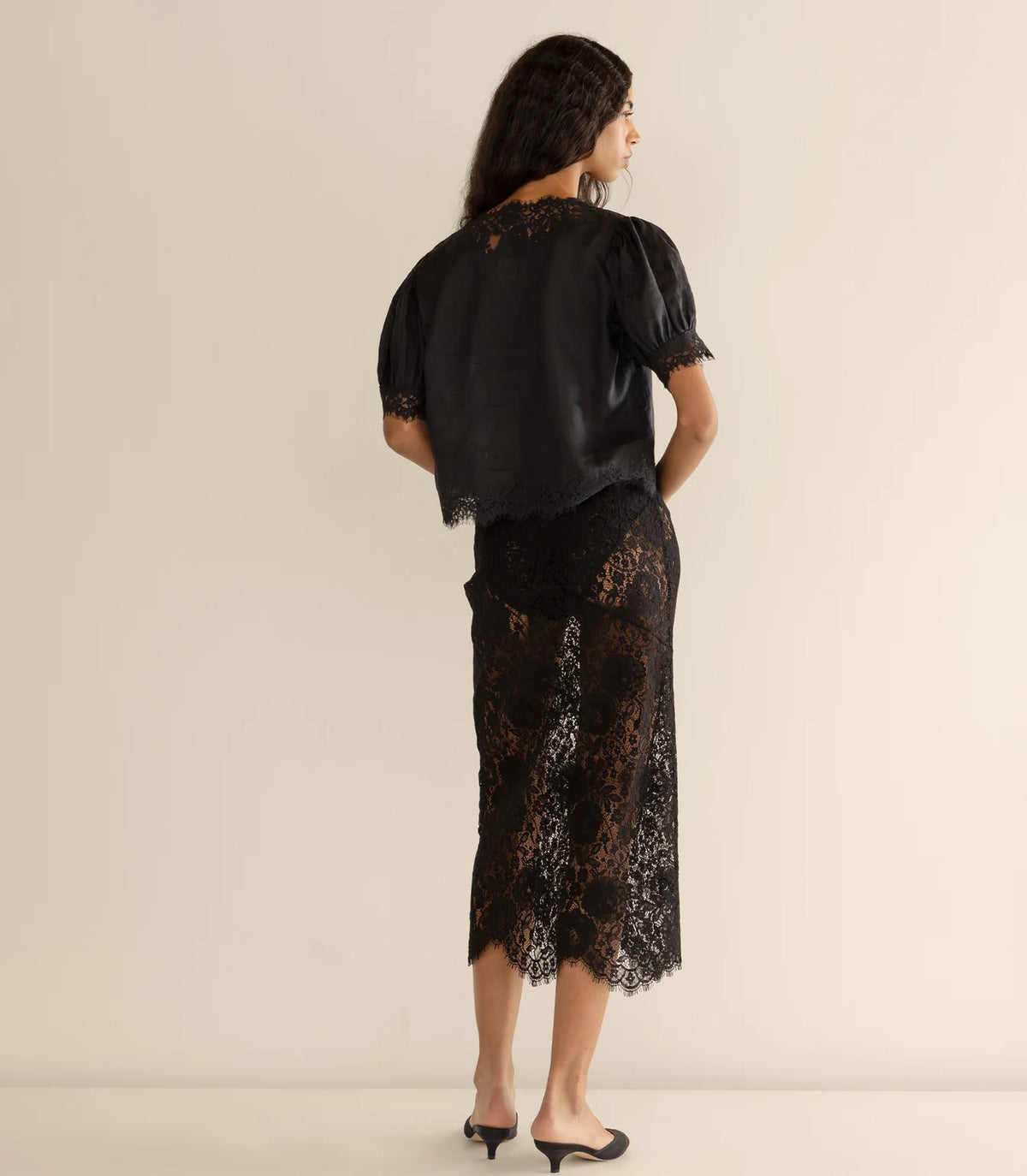 DÔEN Idella Top in Black