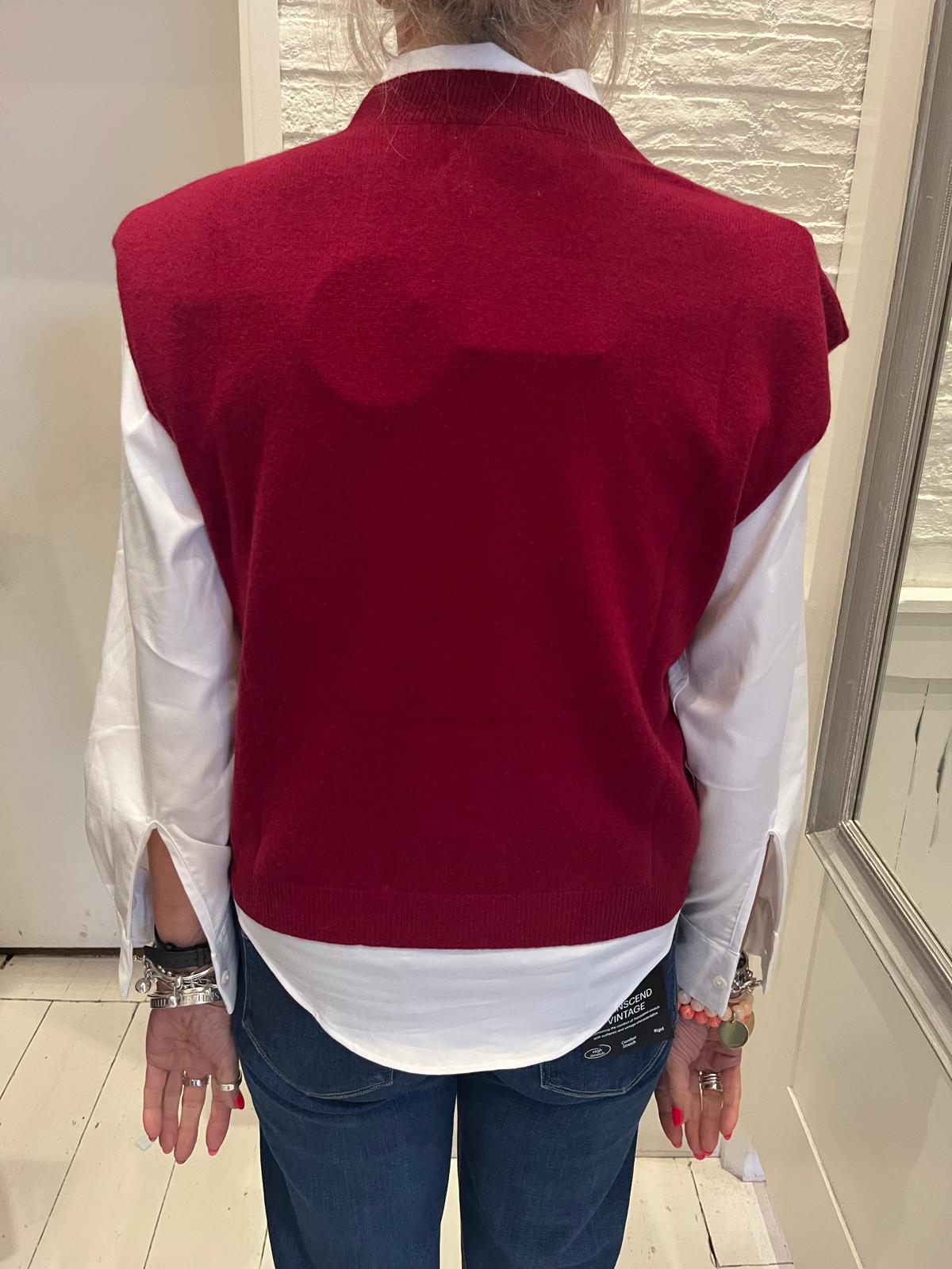 Colorush Lucca Crew Neck Tank in Jam