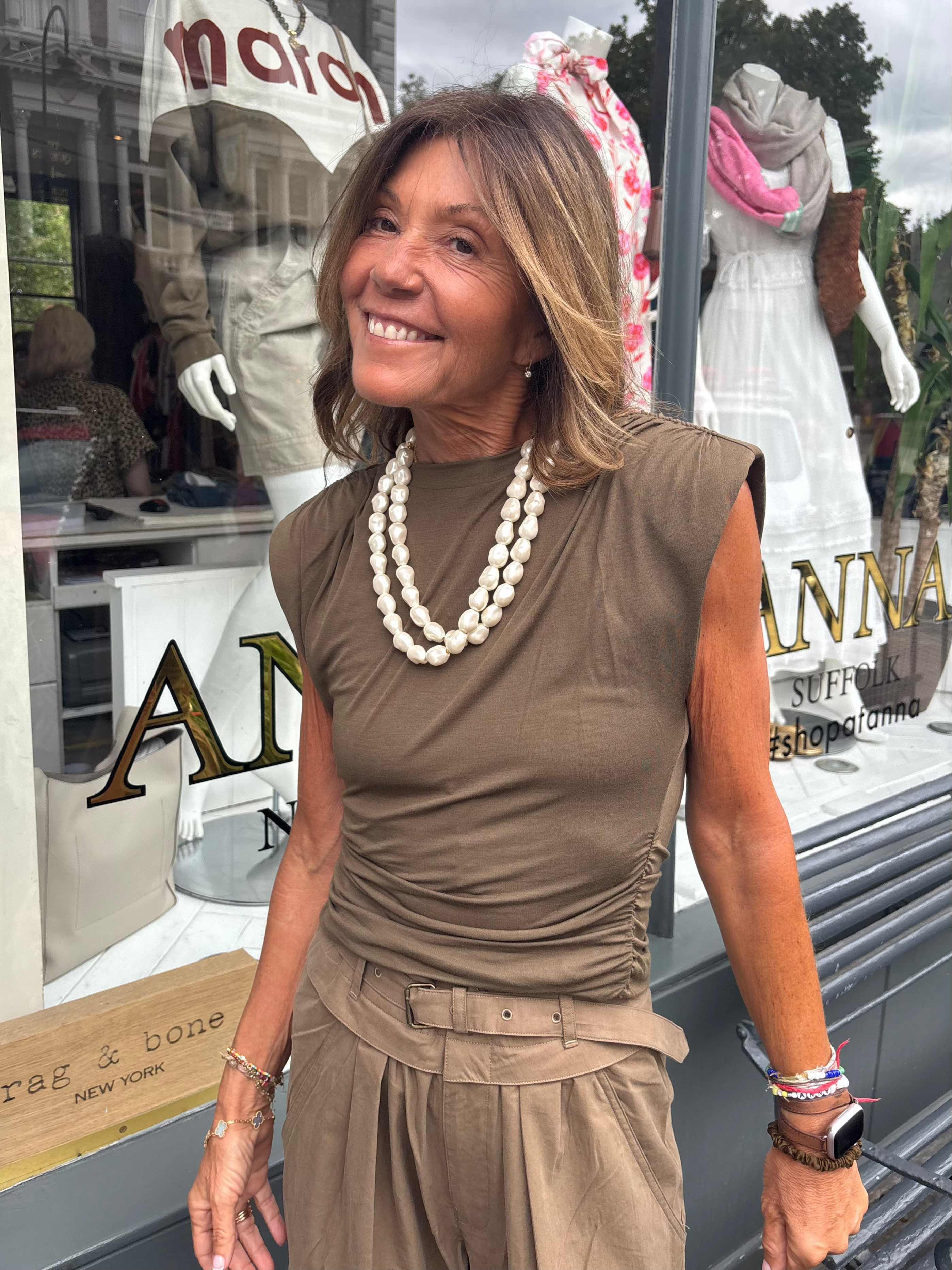 Marant Etoile Devani Tee in Khaki