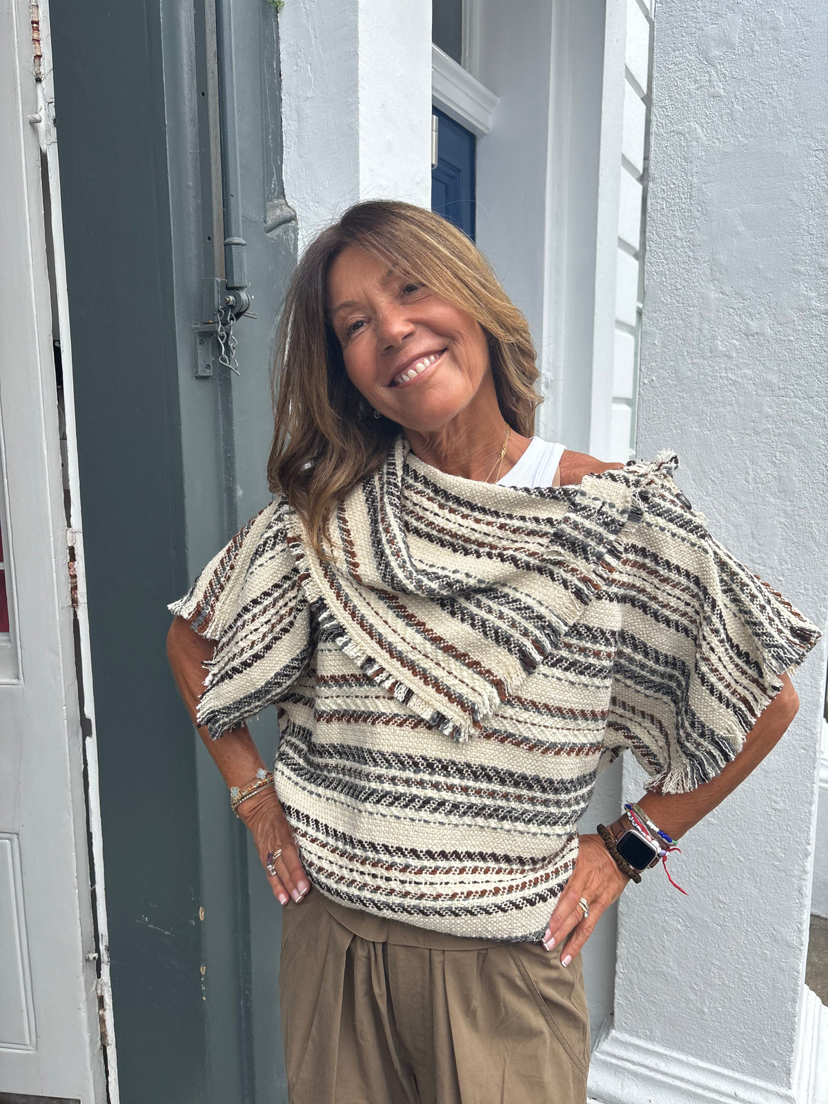 Marant Etoile Iljanie Top in Ecru