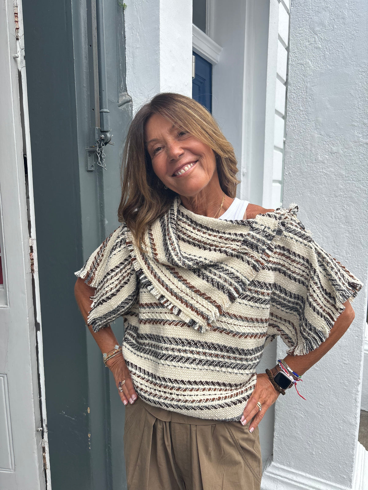 Marant Etoile Iljanie Top in Ecru