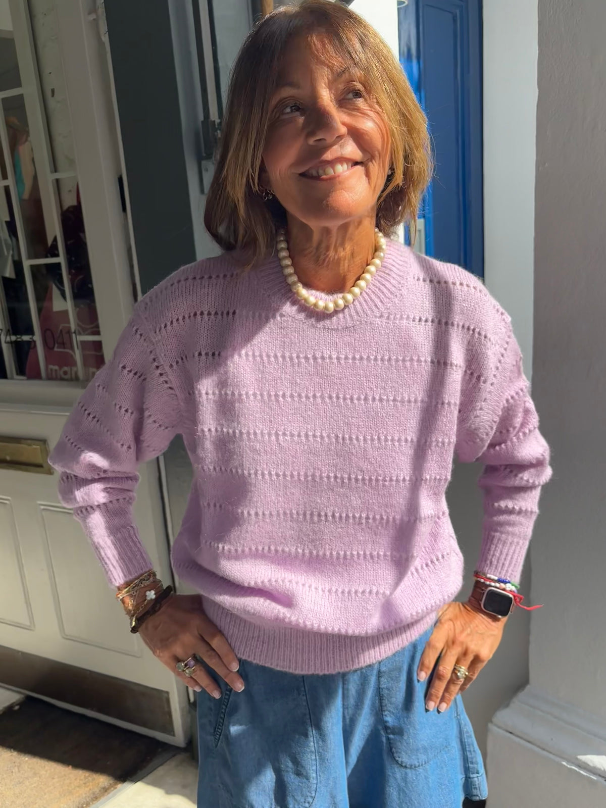 Marant Etoile Yona Pullover in Pink