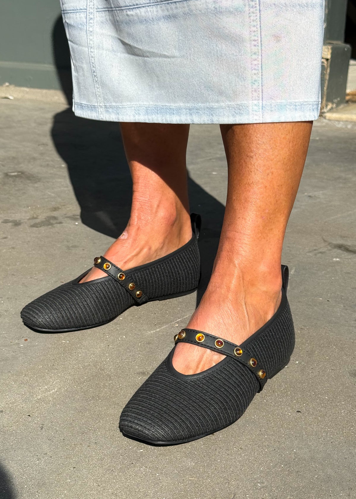 Rag & Bone Cabochon Mary Jane in Black