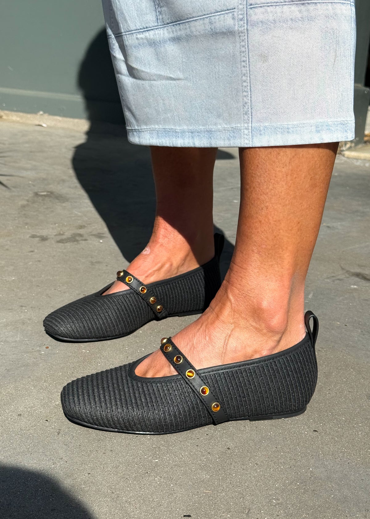 Rag & Bone Cabochon Mary Jane in Black