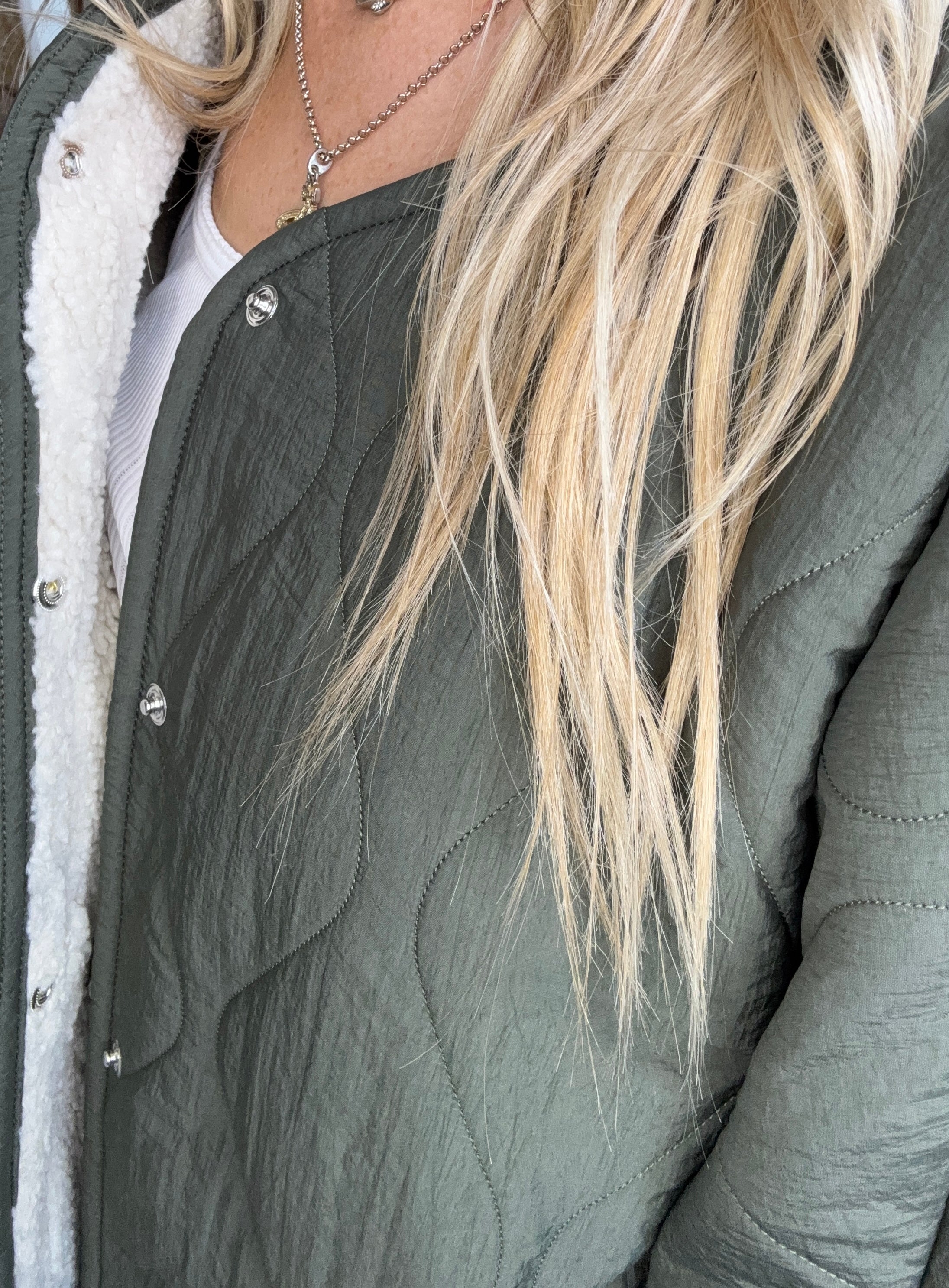 Aokyanos Indianapolis Sherpa Jacket in Khaki
