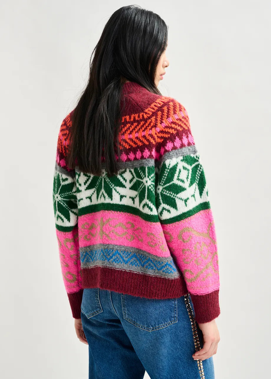 Essentiel Antwerp Irelando Jacquard Knit in Multi