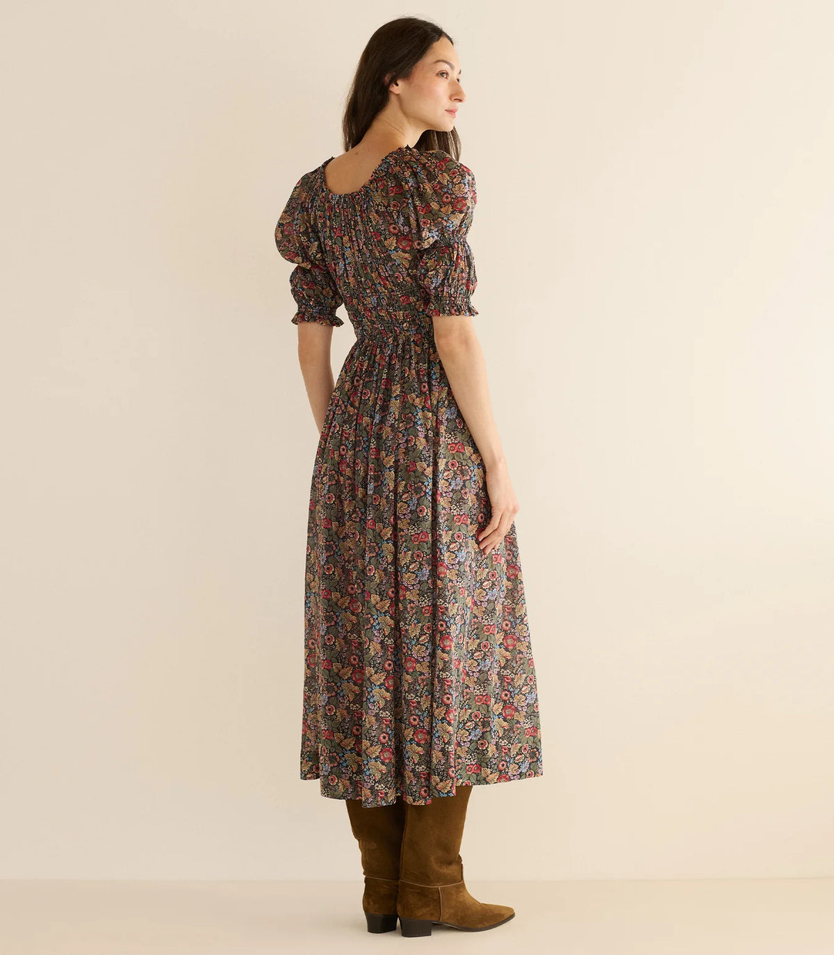 DÔEN Ischia Dress in Wildberry Thicket