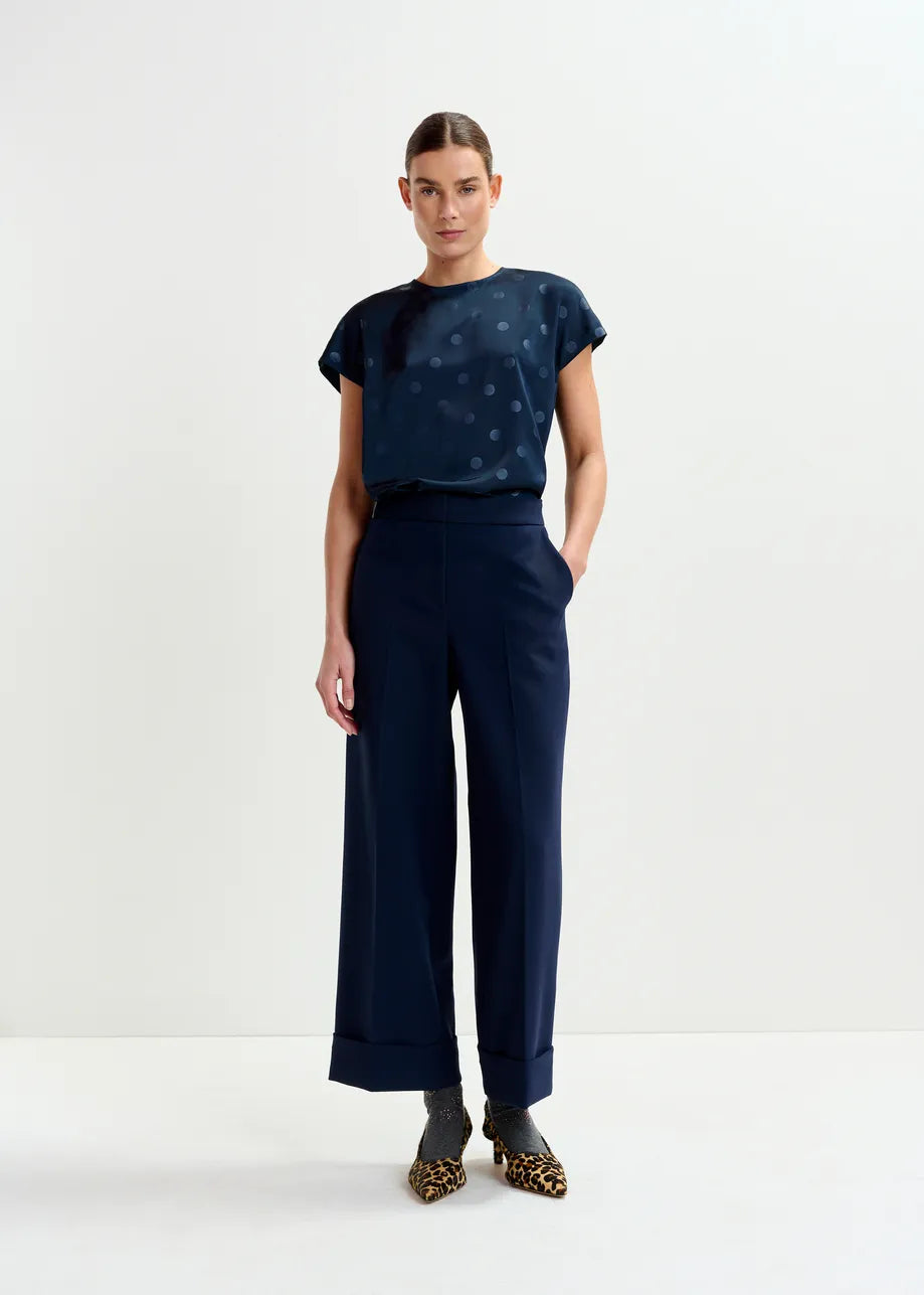 Essentiel Antwerp Ishirt SS Top in Navy