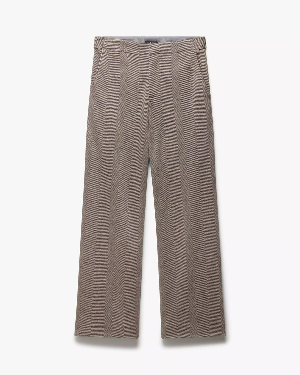 Rag & Bone Irina Ponte Tailored Pant in Brown