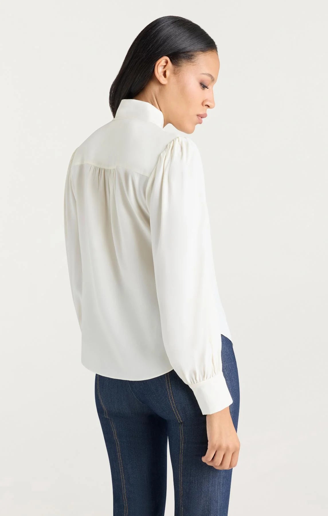 Cinq à Sept Scotlyn Top in Ivory