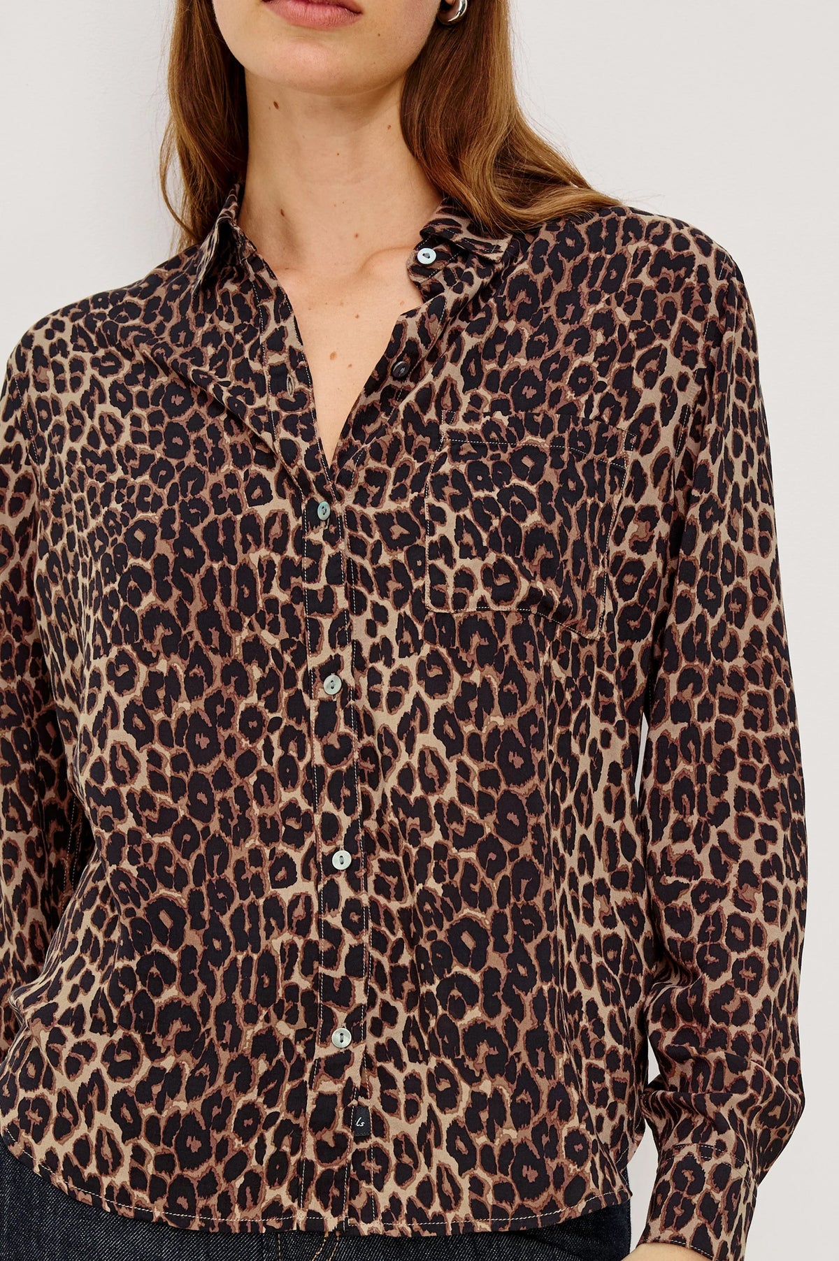 RAILS Josephine Shirt in Brown Nala