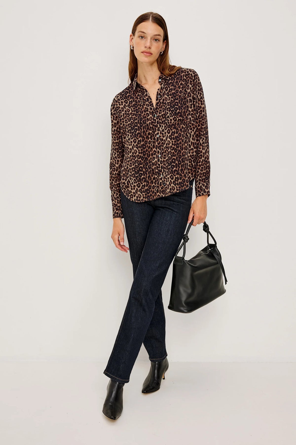 RAILS Josephine Shirt in Brown Nala