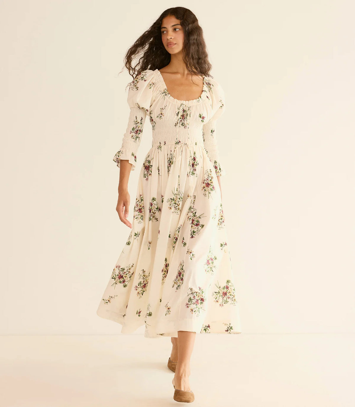 DÔEN Kaira Dress in Primrose Bouquet