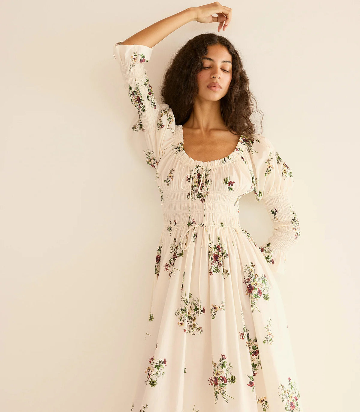DÔEN Kaira Dress in Primrose Bouquet